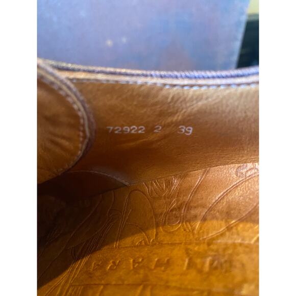 Chie Mihara Brown Leather Lace Up Oxford Platform Heel Women’sUS Size 8 / EU 39 - Picture 5 of 7